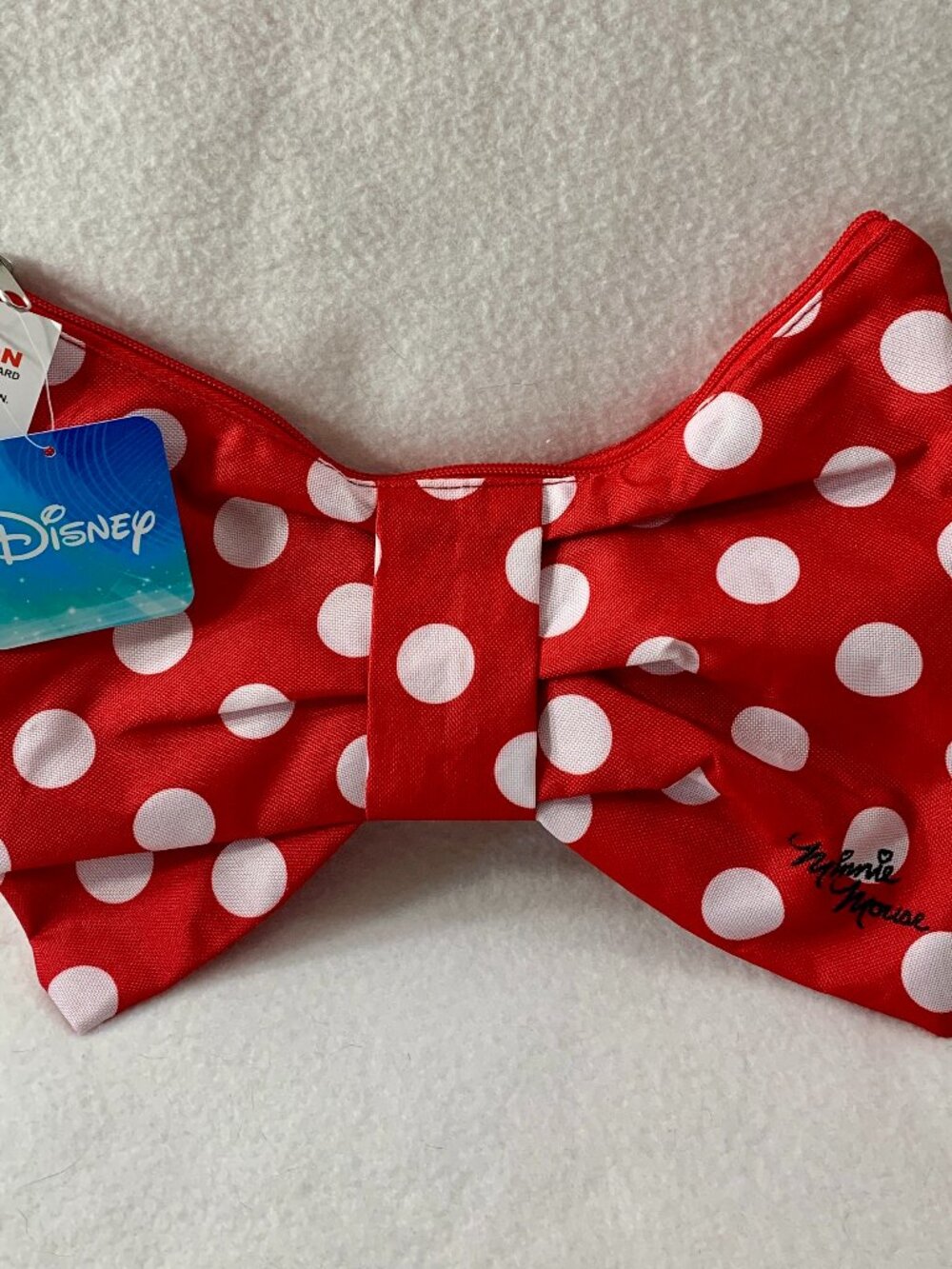 Disney Minnie Mouse Bow Fanny Pack Belt Bag Red & White Polka Dot NWT Adjustable